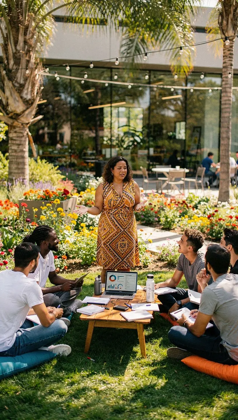 Modern office environment